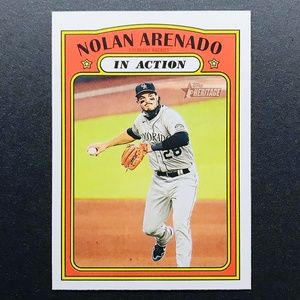 Nolan Arenado - 2021 Topps Heritage IA #314